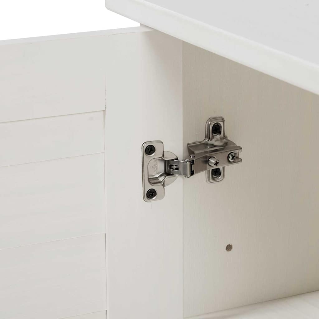 vidaXL Badezimmerschrank VIGO Weiß und Antikweiß 68 x 34 x 110 cm