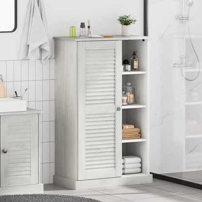 vidaXL Badezimmerschrank VIGO Weiß und Antikweiß 68 x 34 x 110 cm