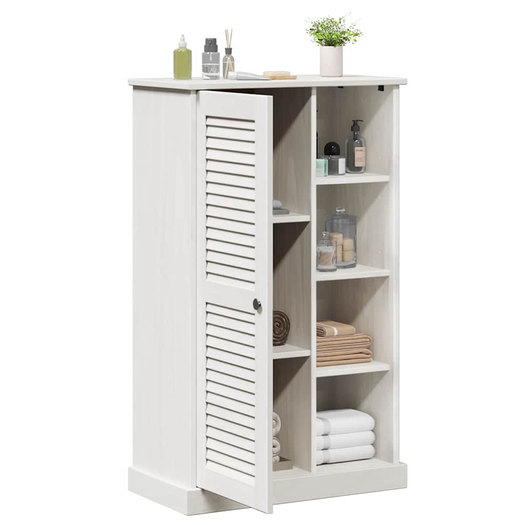 vidaXL Badezimmerschrank VIGO Weiß und Antikweiß 68 x 34 x 110 cm