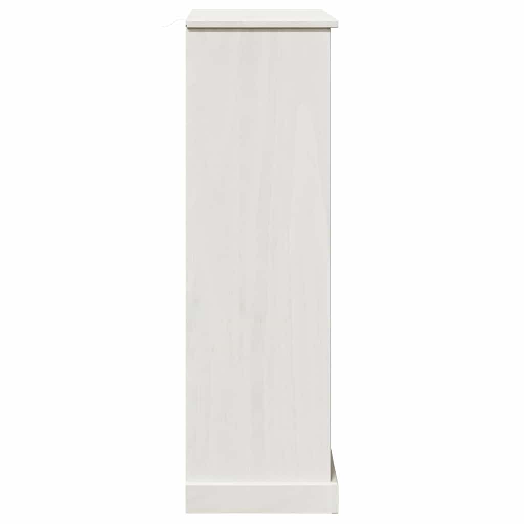 vidaXL Badezimmerschrank VIGO Weiß und Antikweiß 68 x 34 x 110 cm