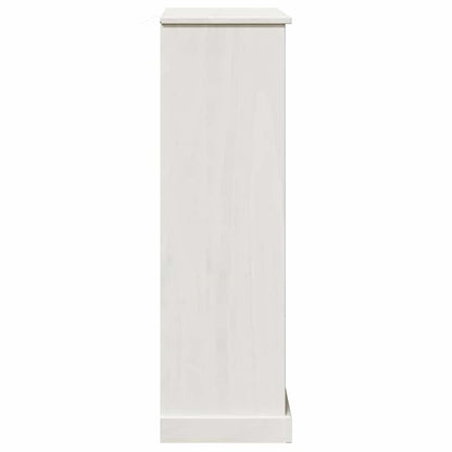 vidaXL Badezimmerschrank VIGO Weiß und Antikweiß 68 x 34 x 110 cm