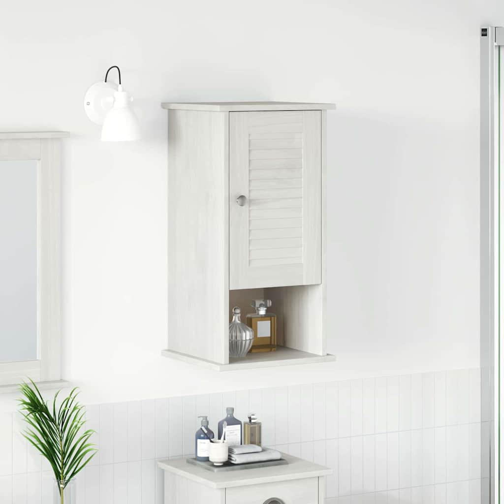 vidaXL Badezimmerschrank VIGO Weiß und Antikweiß 37 x 34 x 71,5 cm