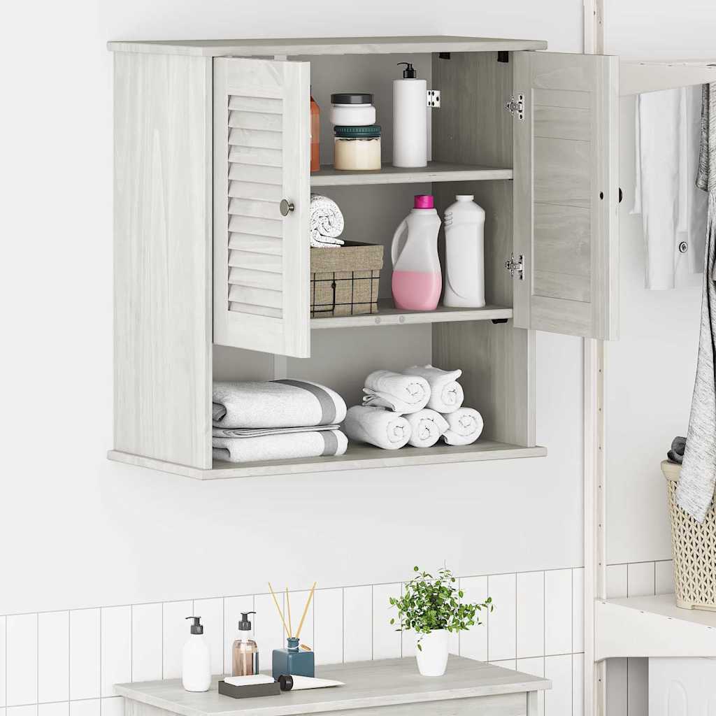 vidaXL Badezimmerschrank VIGO Weiß und Antikweiß 67,5 x 34 x 71,5 cm