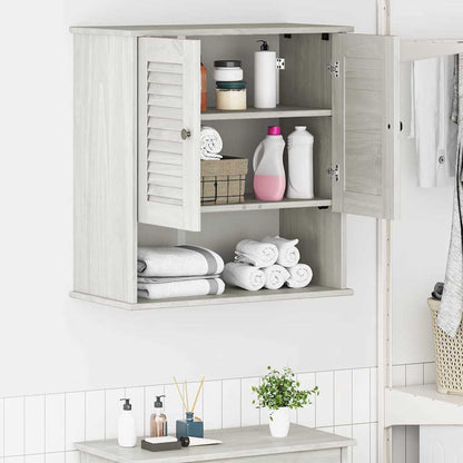 vidaXL Badezimmerschrank VIGO Weiß und Antikweiß 67,5 x 34 x 71,5 cm