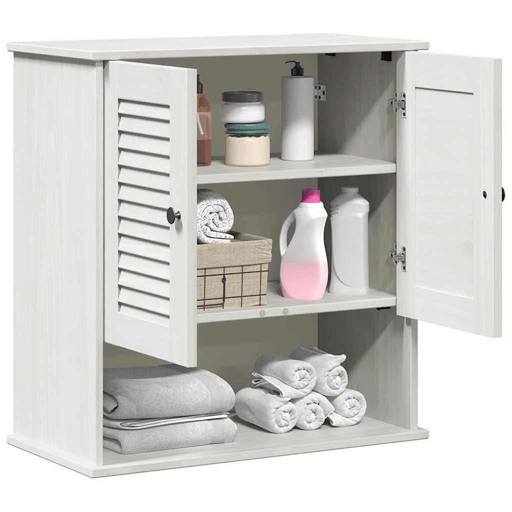 vidaXL Badezimmerschrank VIGO Weiß und Antikweiß 67,5 x 34 x 71,5 cm