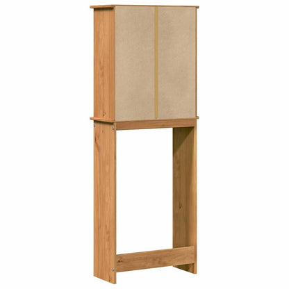 vidaXL Toilettenschrank VIGO Braun und Honigbraun 60 x 27 x 161 cm