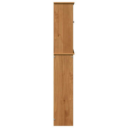 vidaXL Toilettenschrank VIGO Braun und Honigbraun 60 x 27 x 161 cm