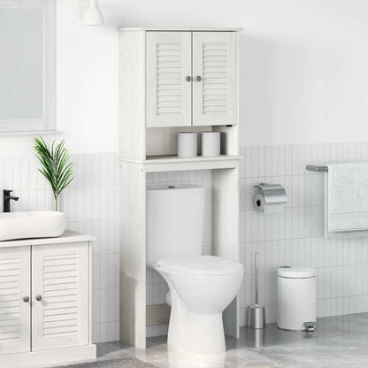 vidaXL Toilettenschrank VIGO Weiß und Antikweiß 60 x 27 x 161 cm
