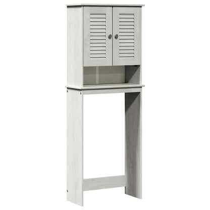 vidaXL Toilettenschrank VIGO Weiß und Antikweiß 60 x 27 x 161 cm