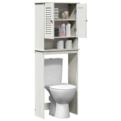 vidaXL Toilettenschrank VIGO Weiß und Antikweiß 60 x 27 x 161 cm