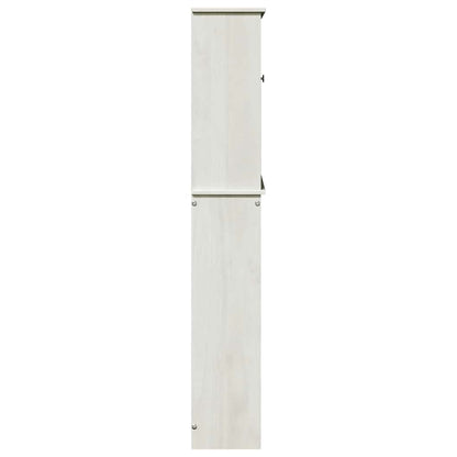 vidaXL Toilettenschrank VIGO Weiß und Antikweiß 60 x 27 x 161 cm