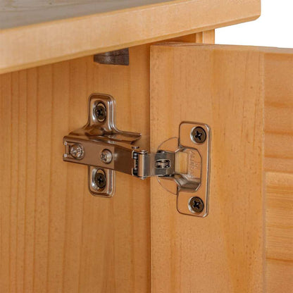 vidaXL Waschmaschinen-Schrank mit Regal VIGO Braun und Honigbraun