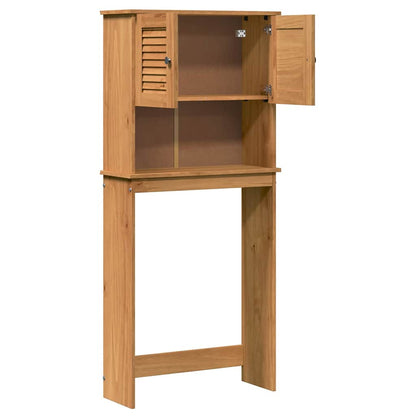 vidaXL Waschmaschinen-Schrank mit Regal VIGO Braun und Honigbraun