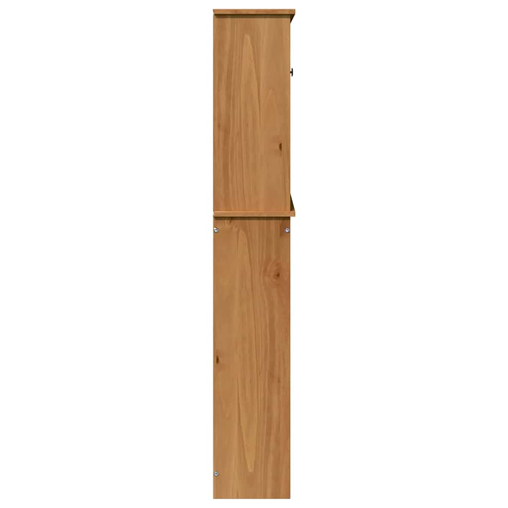 vidaXL Waschmaschinen-Schrank mit Regal VIGO Braun und Honigbraun