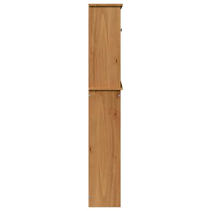 vidaXL Waschmaschinen-Schrank mit Regal VIGO Braun und Honigbraun