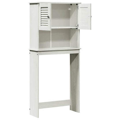 vidaXL Waschmaschinen-Schrank mit Regal VIGO Weiß und Antikweiß