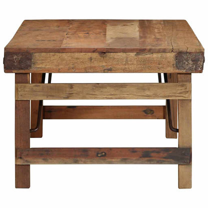 vidaXL Couchtisch Braun 110 x 55 x 40 cm Massives upgecyceltes Holz