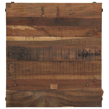 vidaXL Couchtisch Braun 60 x 55 x 40 cm Massives upgecyceltes Holz