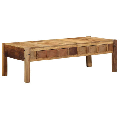 vidaXL Couchtisch Braun 110 x 54 x 35 cm Massives upgecyceltes Holz