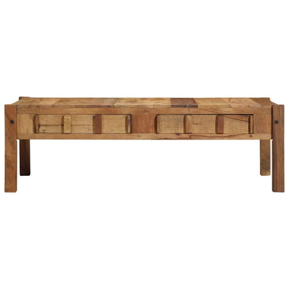 vidaXL Couchtisch Braun 110 x 54 x 35 cm Massives upgecyceltes Holz