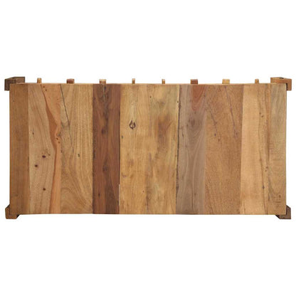 vidaXL Couchtisch Braun 110 x 54 x 35 cm Massives upgecyceltes Holz