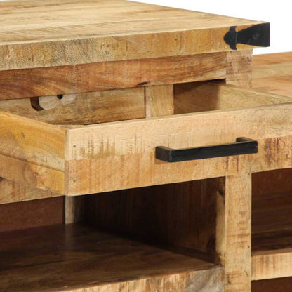 Bank mit Schubladen Braun 110 x 35 x 50 cm Raue Mango