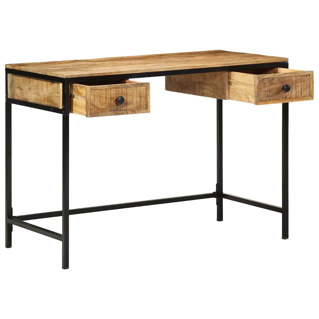 vidaXL Schreibtisch mit Schubladen mit Speicher Braun 105 x 50 x 75 cm