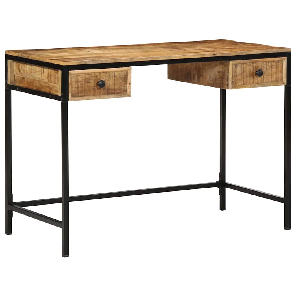 vidaXL Schreibtisch mit Schubladen mit Speicher Braun 105 x 50 x 75 cm