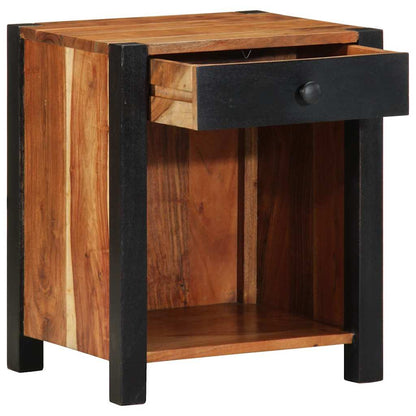 vidaXL Nachttisch Braun 40 x 35 x 50 cm Massivholz Akazie