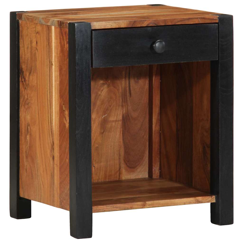 vidaXL Nachttisch Braun 40 x 35 x 50 cm Massivholz Akazie
