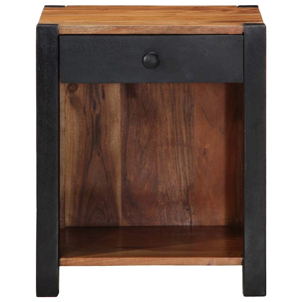 vidaXL Nachttisch Braun 40 x 35 x 50 cm Massivholz Akazie
