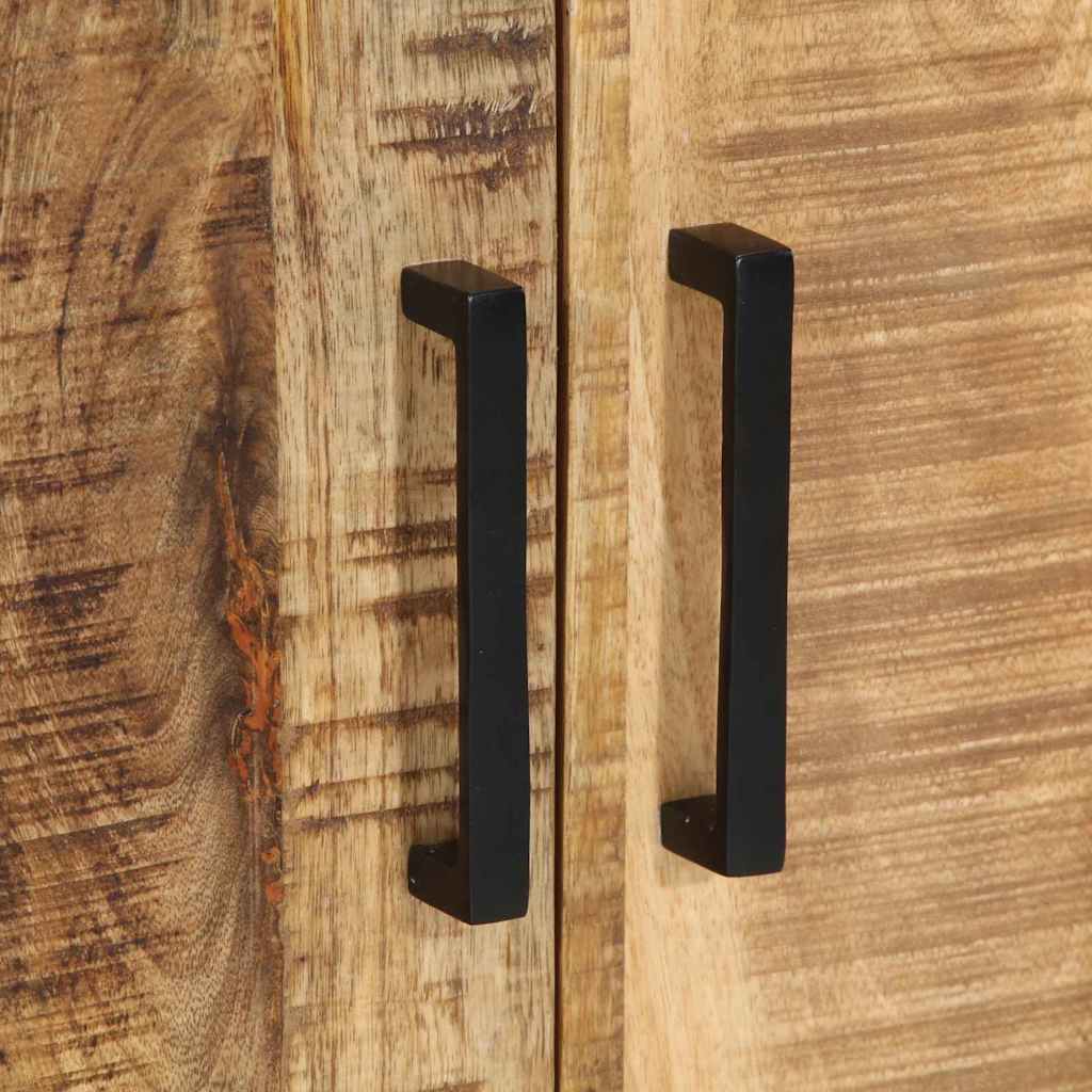 Nachttisch 2 pcs Braun und Schwarz 50 x 30 x 45 cm