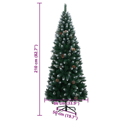 vidaXL Künstlicher Weihnachtsbaum 300 LEDs 210 cm