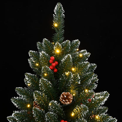 vidaXL Sapin de Noël Artificiel 300 LED 210 cm