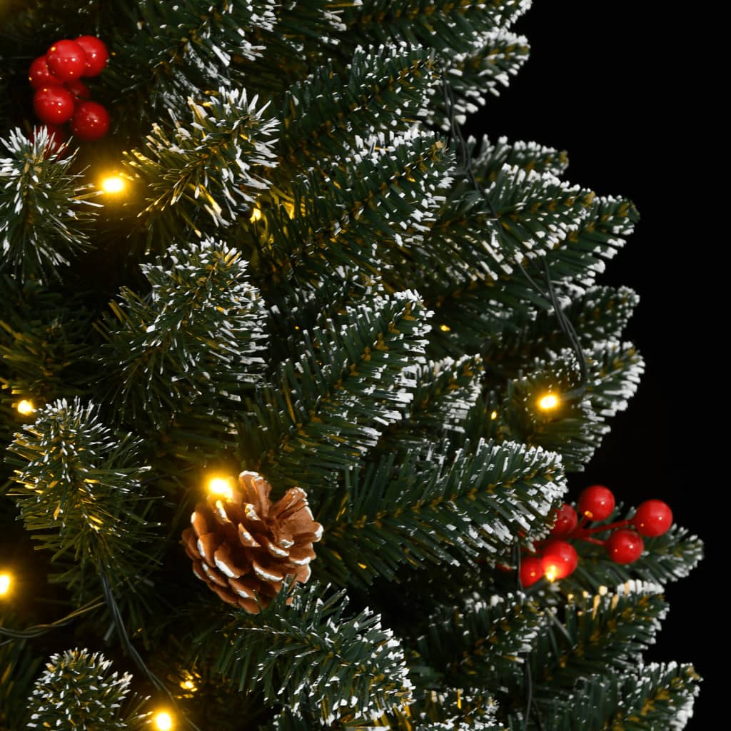 vidaXL Sapin de Noël Artificiel 300 LED 210 cm