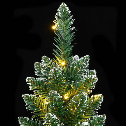 vidaXL Künstlicher Weihnachtsbaum Schlank 150 LEDs 150 cm