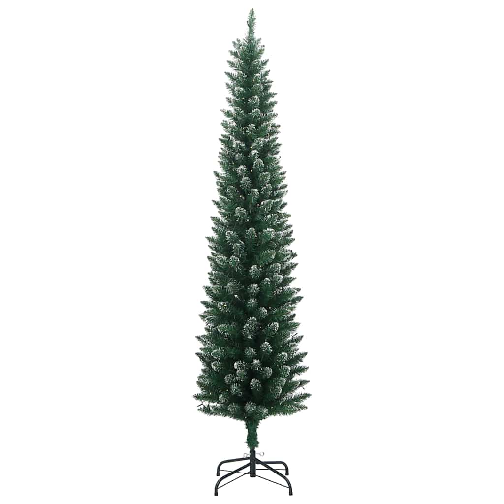 Künstlicher Weihnachtsbaum Schlank 300 LEDs 210 cm