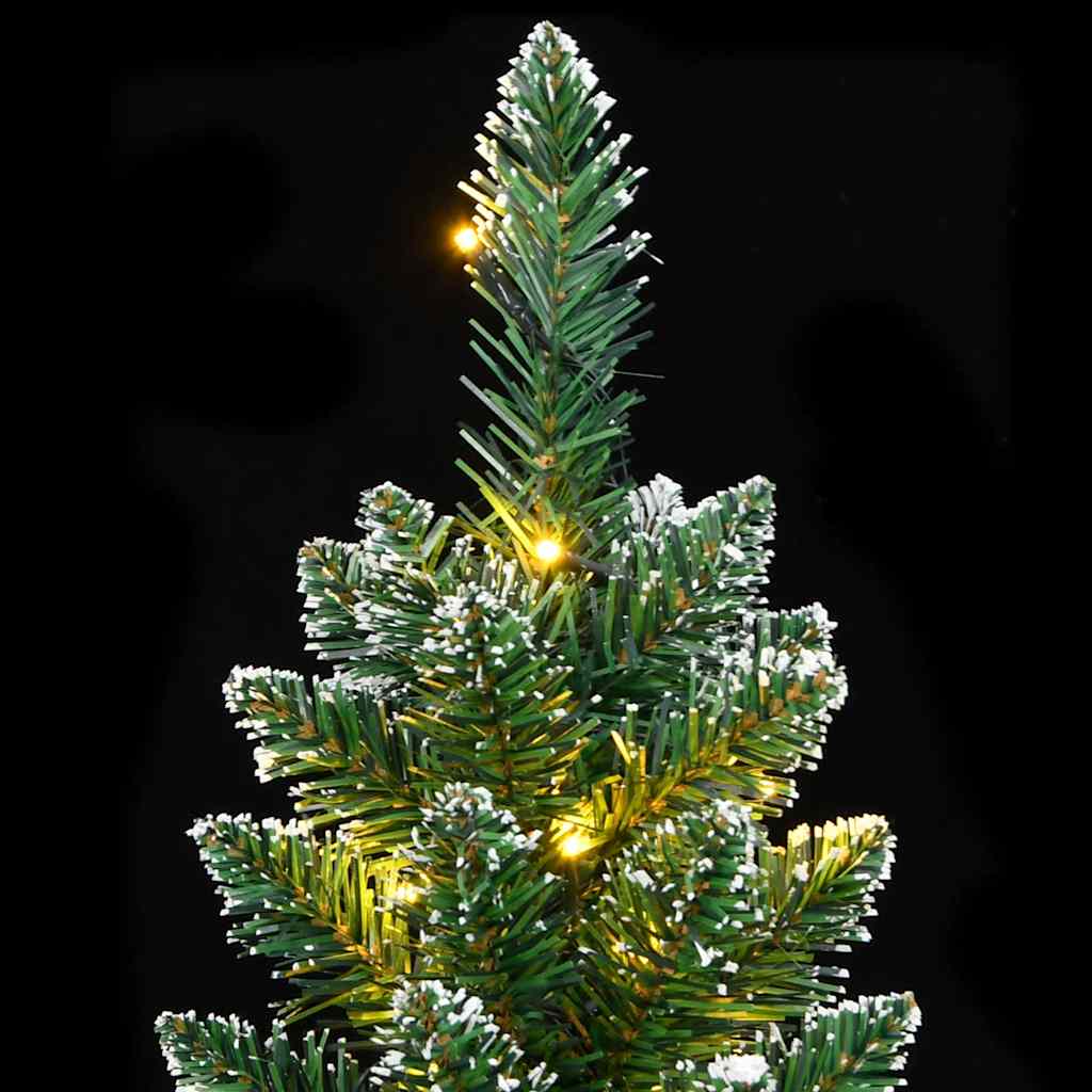 Künstlicher Weihnachtsbaum Schlank 300 LEDs 210 cm