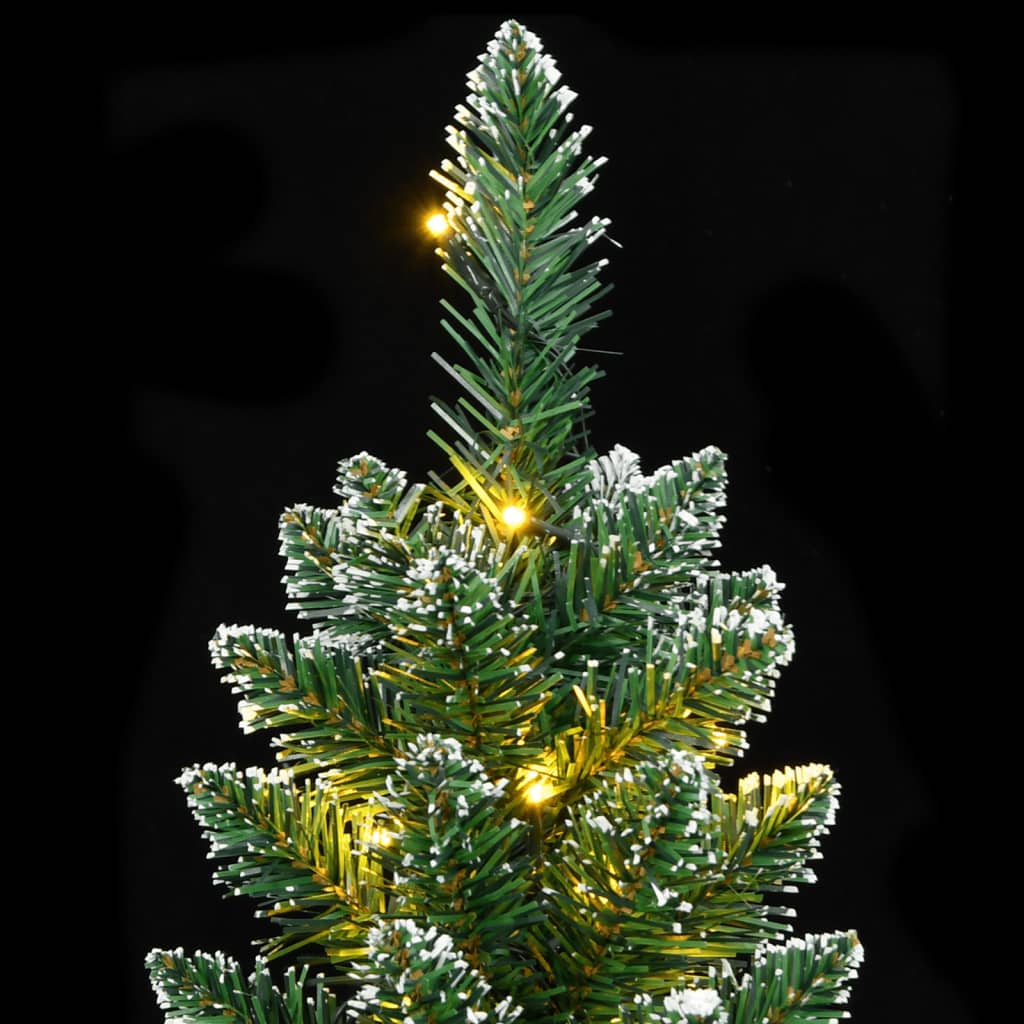 vidaXL Sapin de Noël artificiel Slim 300 LED 240 cm