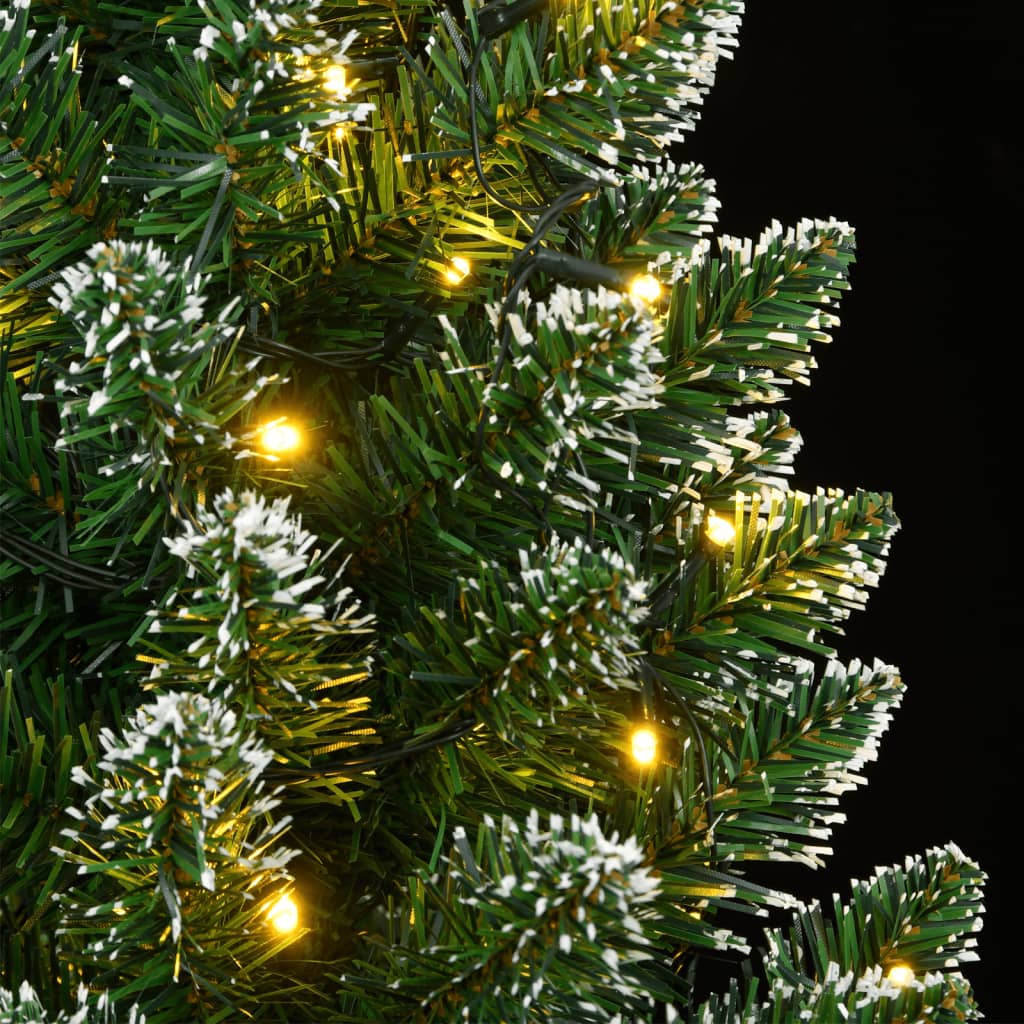vidaXL Sapin de Noël artificiel Slim 300 LED 240 cm