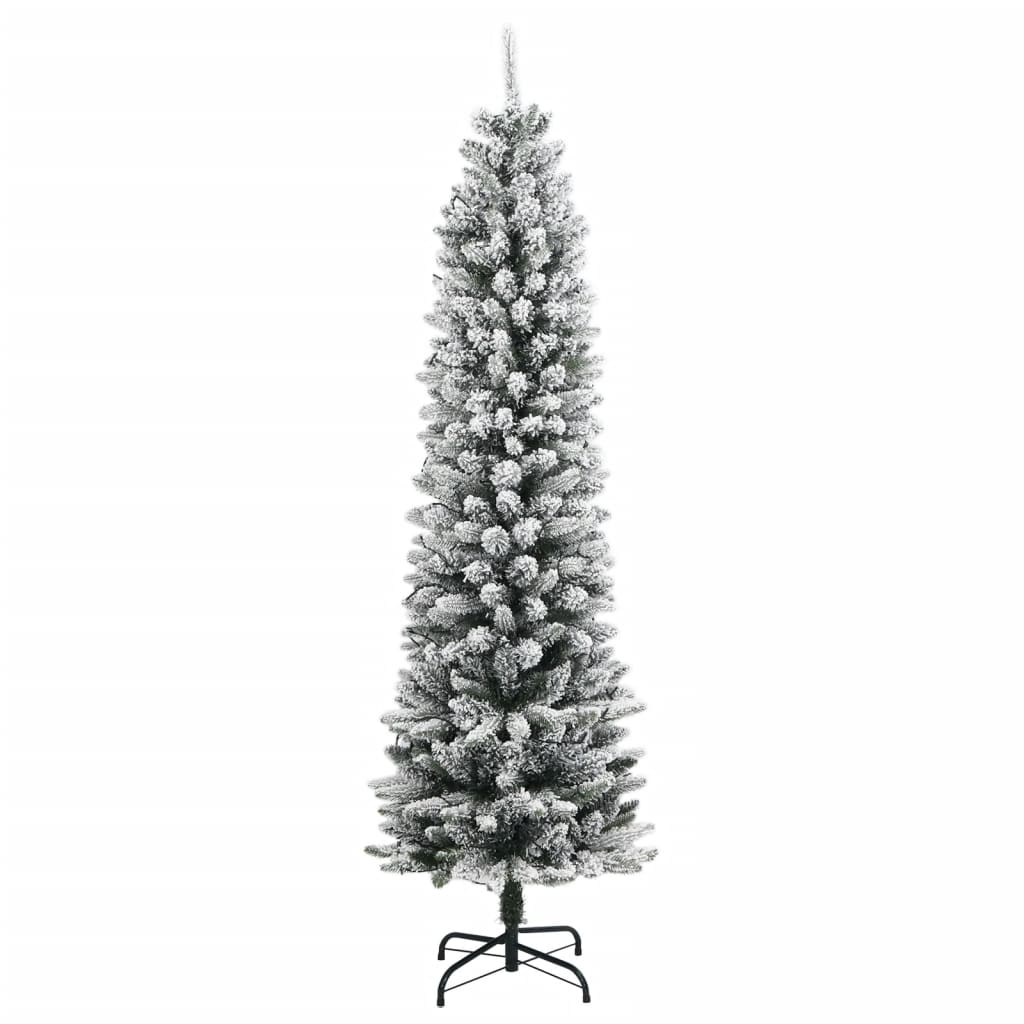vidaXL Künstlicher Weihnachtsbaum mit Schnee 150 LEDs 150 cm