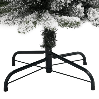 vidaXL Künstlicher Weihnachtsbaum mit Schnee 150 LEDs 150 cm