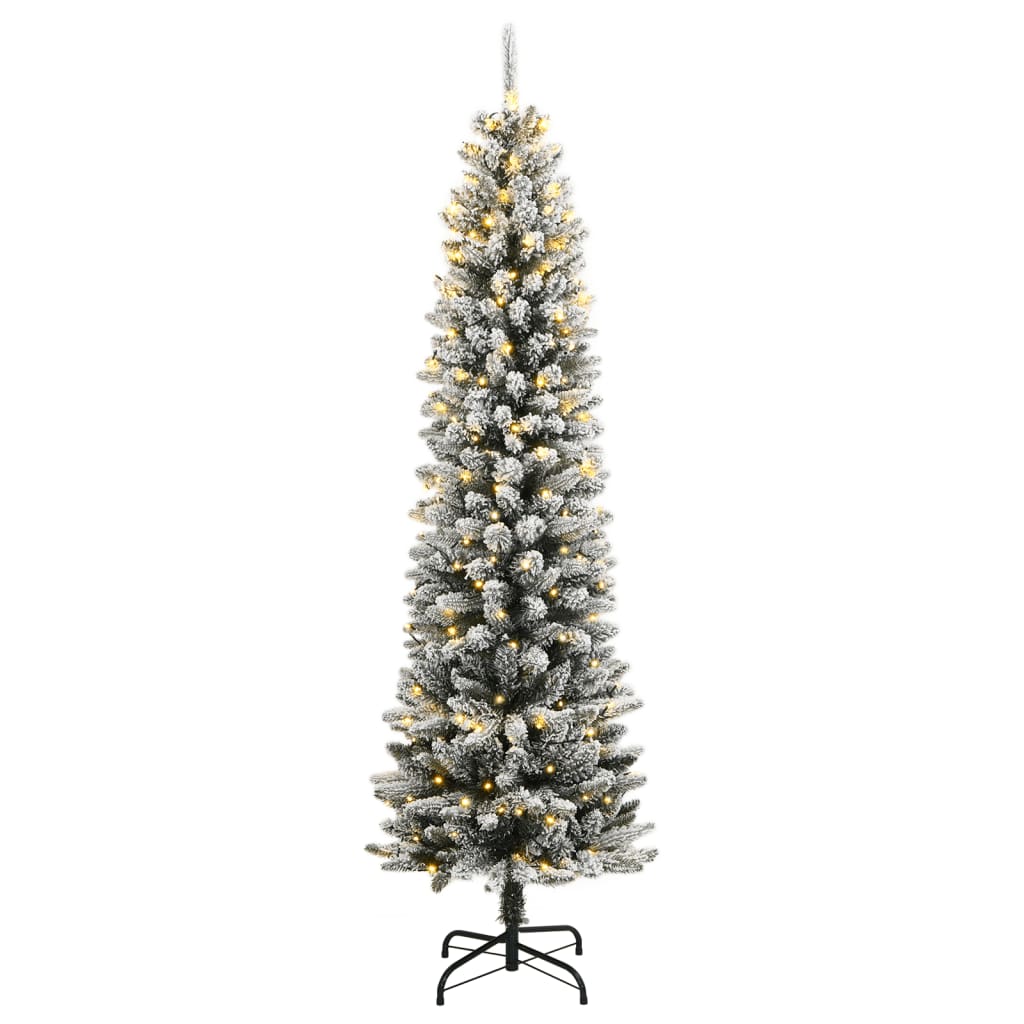 vidaXL Künstlicher Weihnachtsbaum mit Schnee 300 LEDs 210 cm