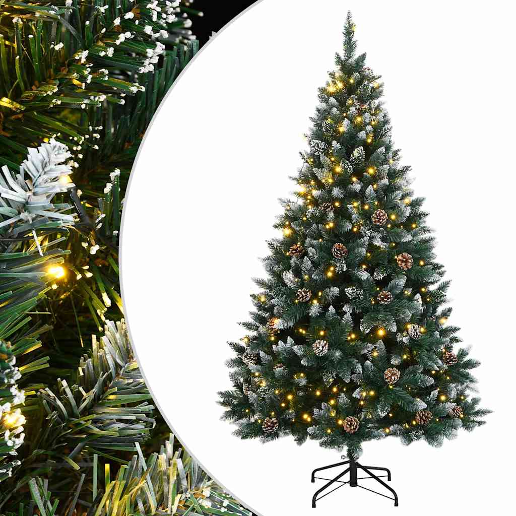 vidaXL Sapin de Noël artificiel 150 LED 120 cm