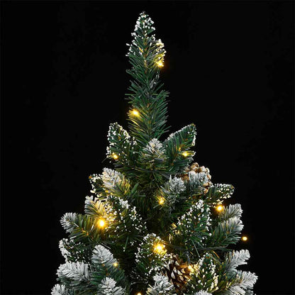 vidaXL Sapin de Noël artificiel 150 LED 120 cm