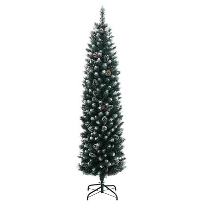 vidaXL Sapin de Noël Artificiel Slim 150 LED 120 cm