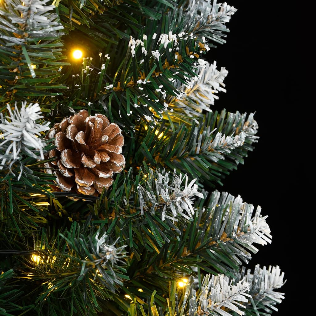 vidaXL Sapin de Noël Artificiel Slim 150 LED 120 cm