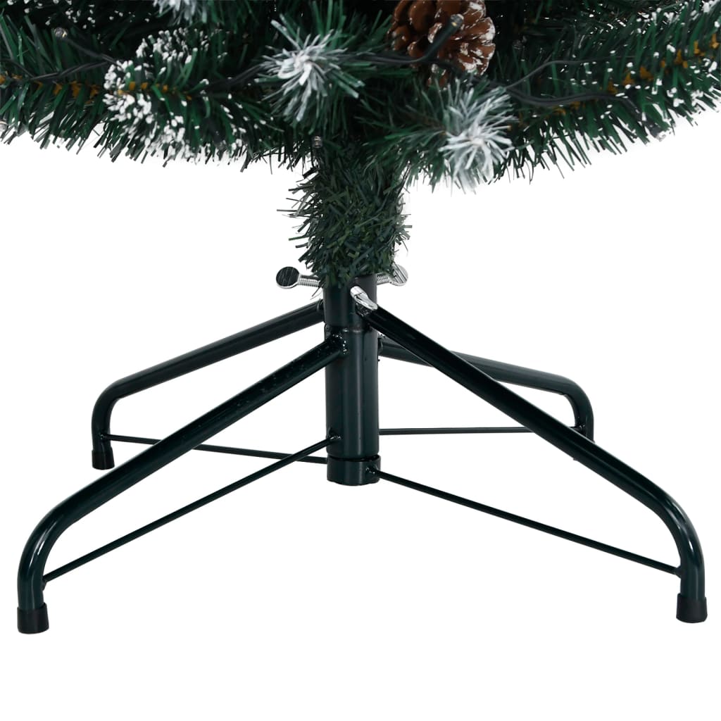 vidaXL Sapin de Noël artificiel Slim 300 LED 240 cm