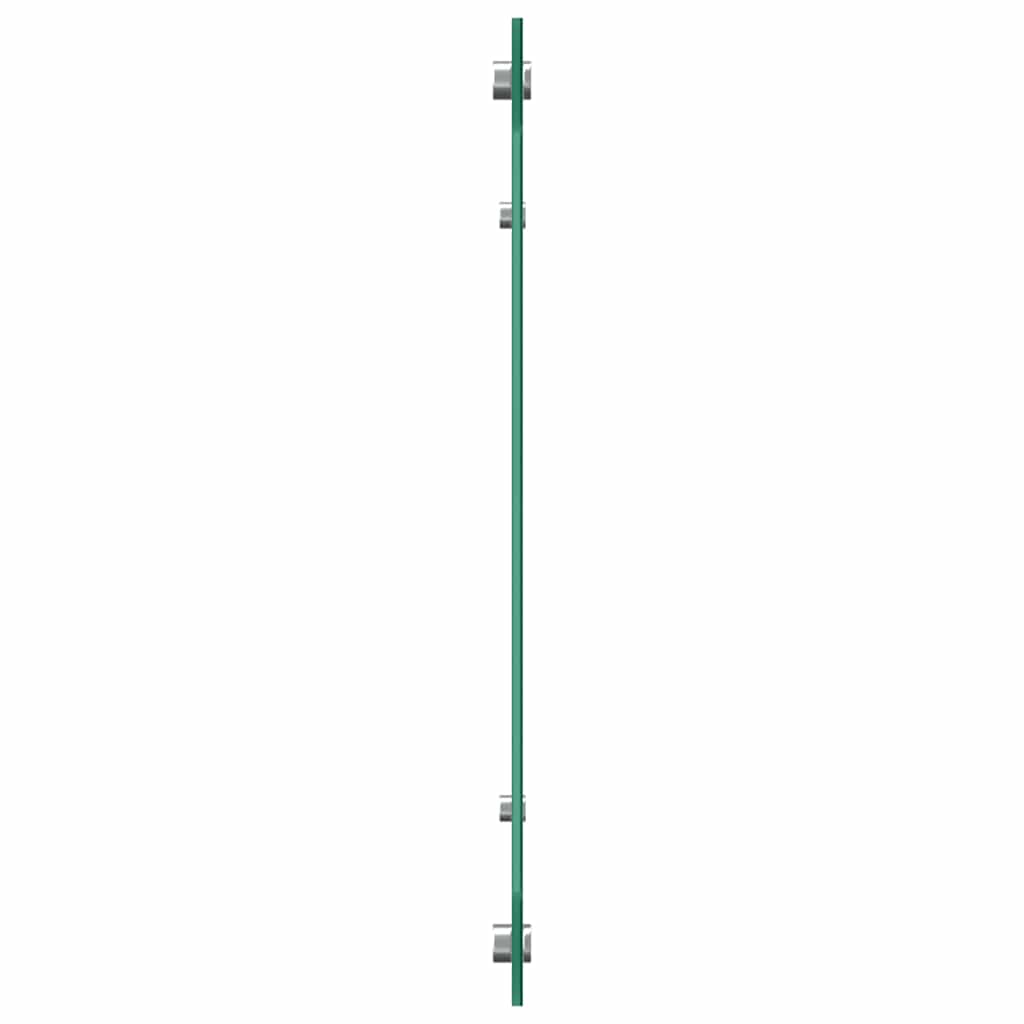 Küchenrückwände 2 Stk. Weiß 70x40 cm Hartglas