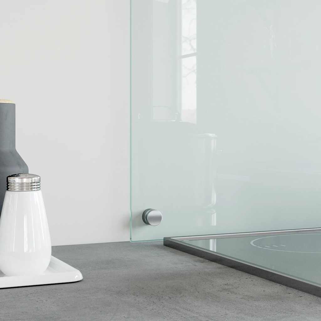 Küchenrückwände 2 Stk. Transparent 80x60 cm Hartglas